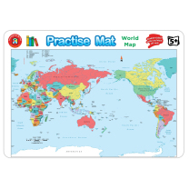 Practise Mat - World Map