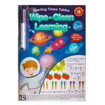 Starting Times Tables Wipe-Clean Activity Book