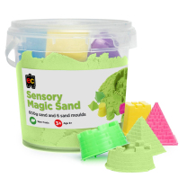Sensory Sand with Moulds - Green