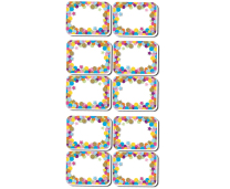 Confetti Mini Whiteboard Erasers - Pack of 10