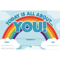 Today Is All About You! Certificates