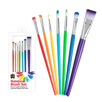Rainbow Brush Set - Pack of 7