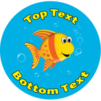 Fish Personalised Stickers