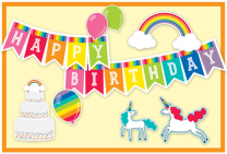 Happy Birthday Rainbow Gift Voucher