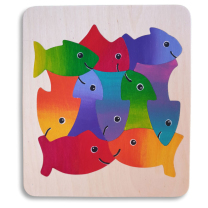 Ten Fish Wooden Puzzle