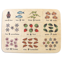 Count to Ten Wooden Puzzle