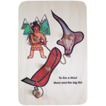 Maui and the Big Fish Wooden Puzzle