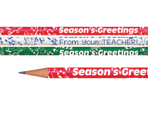 Season's Greetings From Your Teacher Pencils