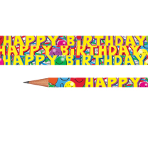 Happy Birthday Balloons Pencils