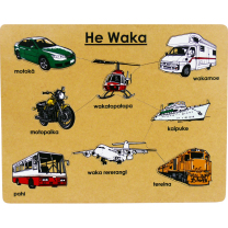 He Waka (Transport) Wooden Puzzle