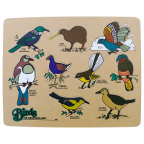 Birds Maori Wooden Puzzle