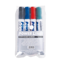 Mungyo Whiteboard Chisel Tip Markers - Pack of 4