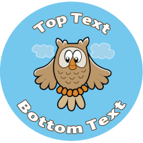 Owl Personalised Stickers