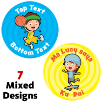 Kiwi Kids Personalised Stickers