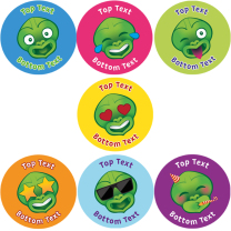 Tiki Emoji Personalised Stickers
