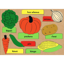 Maori Vegetables Wooden Puzzle