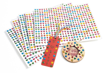 3-D Gem Stickers - 2150 pieces