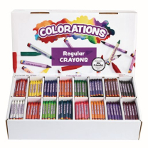 800 Regular Crayons - 16 Colours