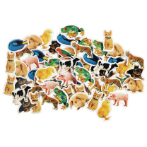 Realistic Photo Animal Foam Stickers - Pack of 250