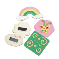 Decorate Your Own Wooden Magnet Shapes - Pack of 12
