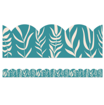 Teal with Leaves Trimmer