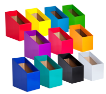 Book Boxes Single Colours - Packs of 5