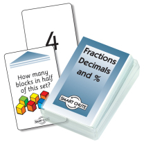 Fractions, Decimals & Percentages Smart Chute Cards