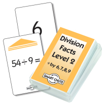 Division Facts Level 2 Smart Chute Cards