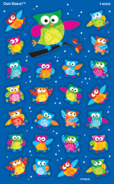 Owl-Stars Stickers