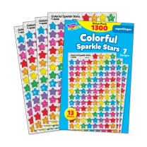 Colourful Sparkle Stars Sticker Value Pack
