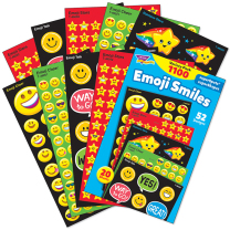 Emoji Smiles Stickers Variety Pack