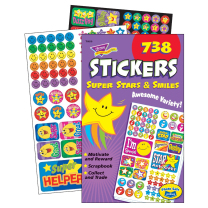 Super Stars and Smiles Sticker Value Pad