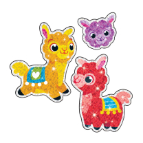 Llama Llove Sparkle Stickers