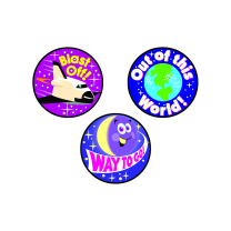 Earth and Space Stinky Stickers (Grape)