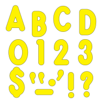 Yellow Billboard Alphabet Lettering - 18cm