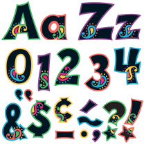Perfect Paisley Alphabet Lettering - 10cm
