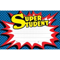 Superhero Super Student Certificates
