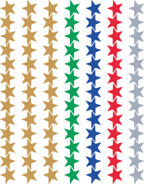 Foil Stars Stickers Value Pack