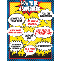 How to be a Superhero Chart