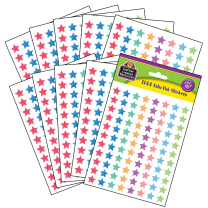Watercolour Stars Spot Stickers Variety Pack