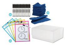 Write & Wipe Sleeve Classroom Kit