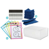 Write & Wipe Sleeve Classroom Kit