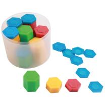 Hexagonal Plastic Weights - Set of 54