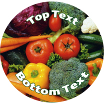 Fruit & Veges Personalised Stickers