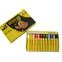 Coloured Oil Pastels Standard - Set of 12