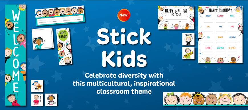 Stick Kids Classroom Theme
